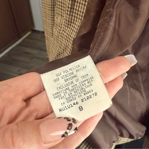 Vintage Checkered Koret Blazer - Picture 6 of 6